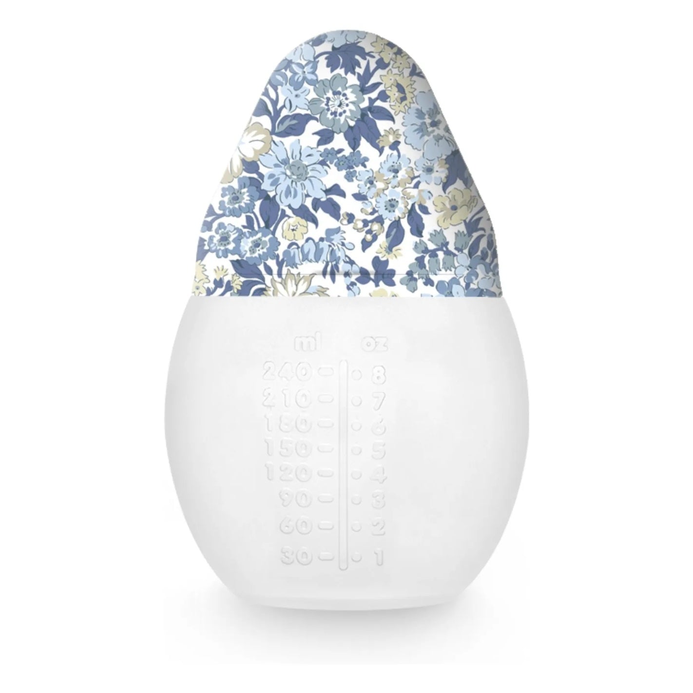 Elhee Silicone Baby Bottle - Liberty/Honey Dew Blue - 240ml