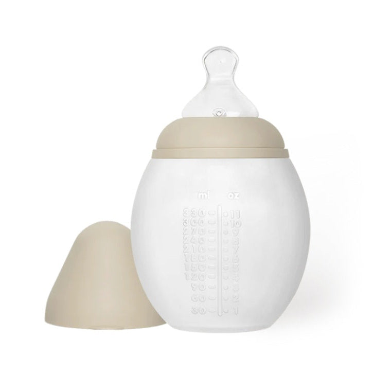 Elhee Silicone Baby Bottle - Sand - 330ml