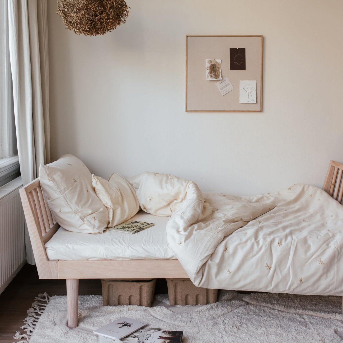 Kas Kopenhagen Solid Oak Eli Bed - 90 x 200cm