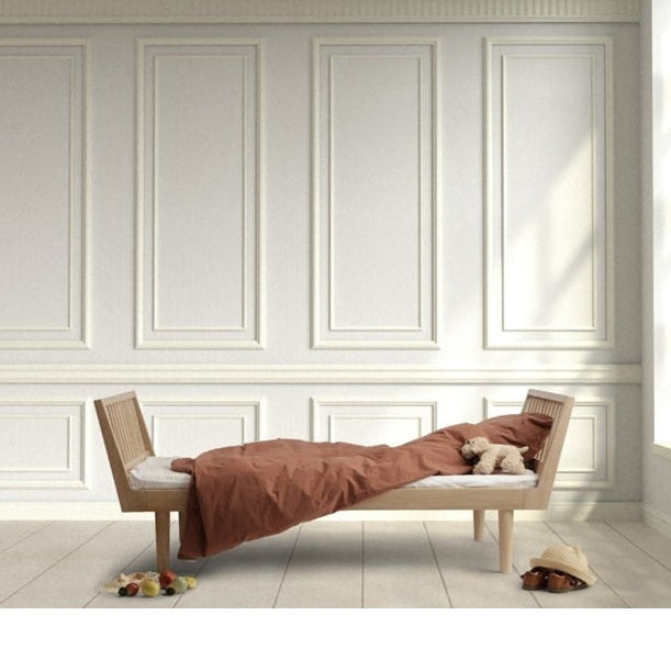 Kas Kopenhagen Solid Oak Eli Bed - 90 x 200cm