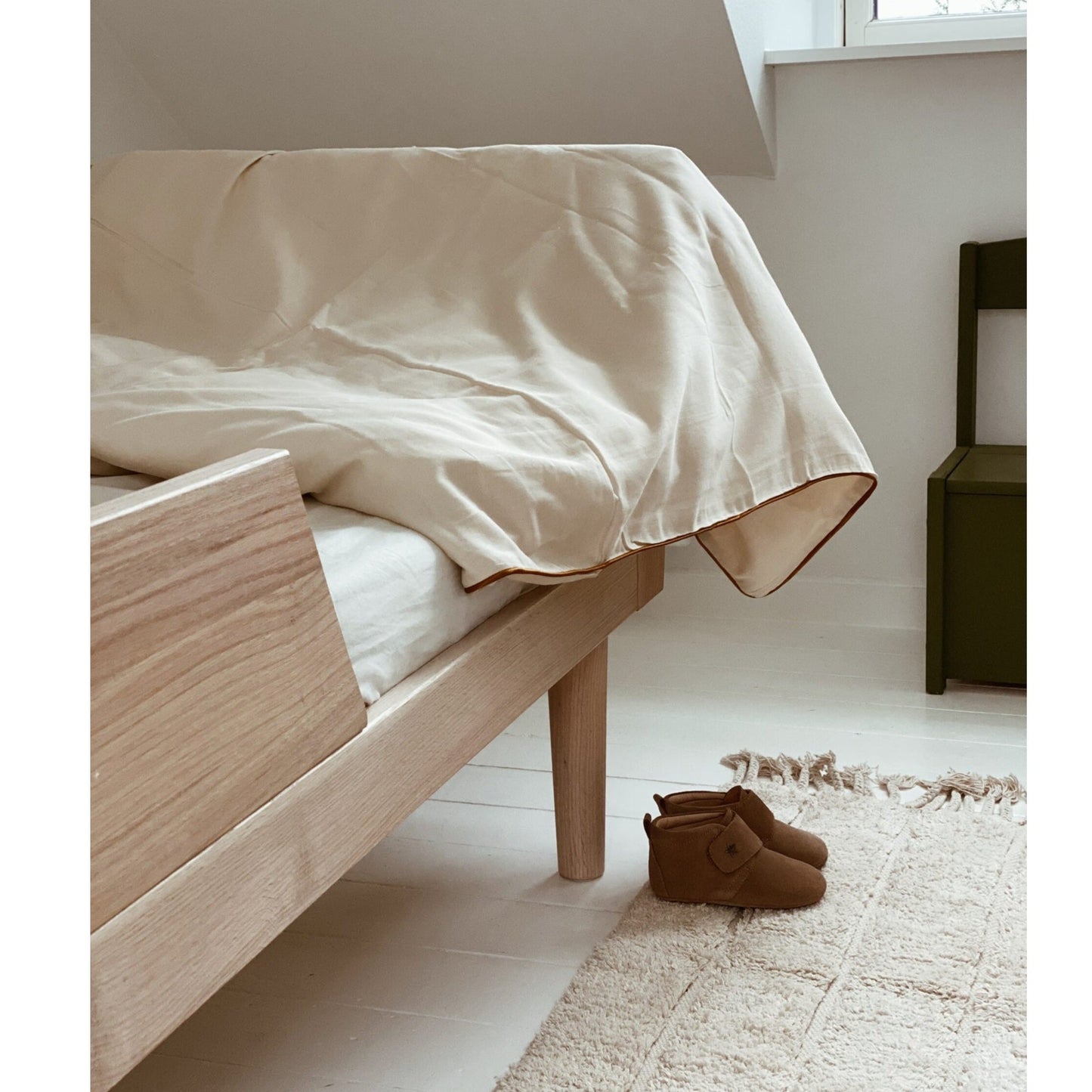 Kas Kopenhagen Solid Oak Eli Bed - 90 x 200cm