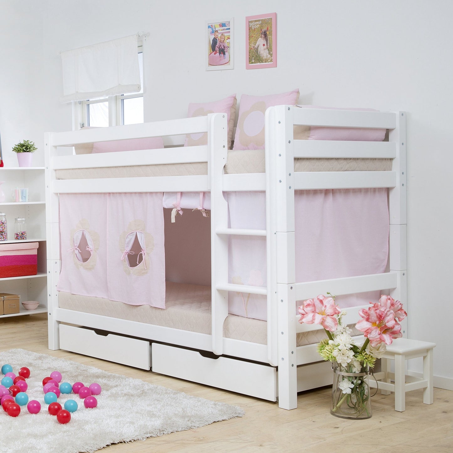 Hoppekids Eco Luxury Bunk Bed - White