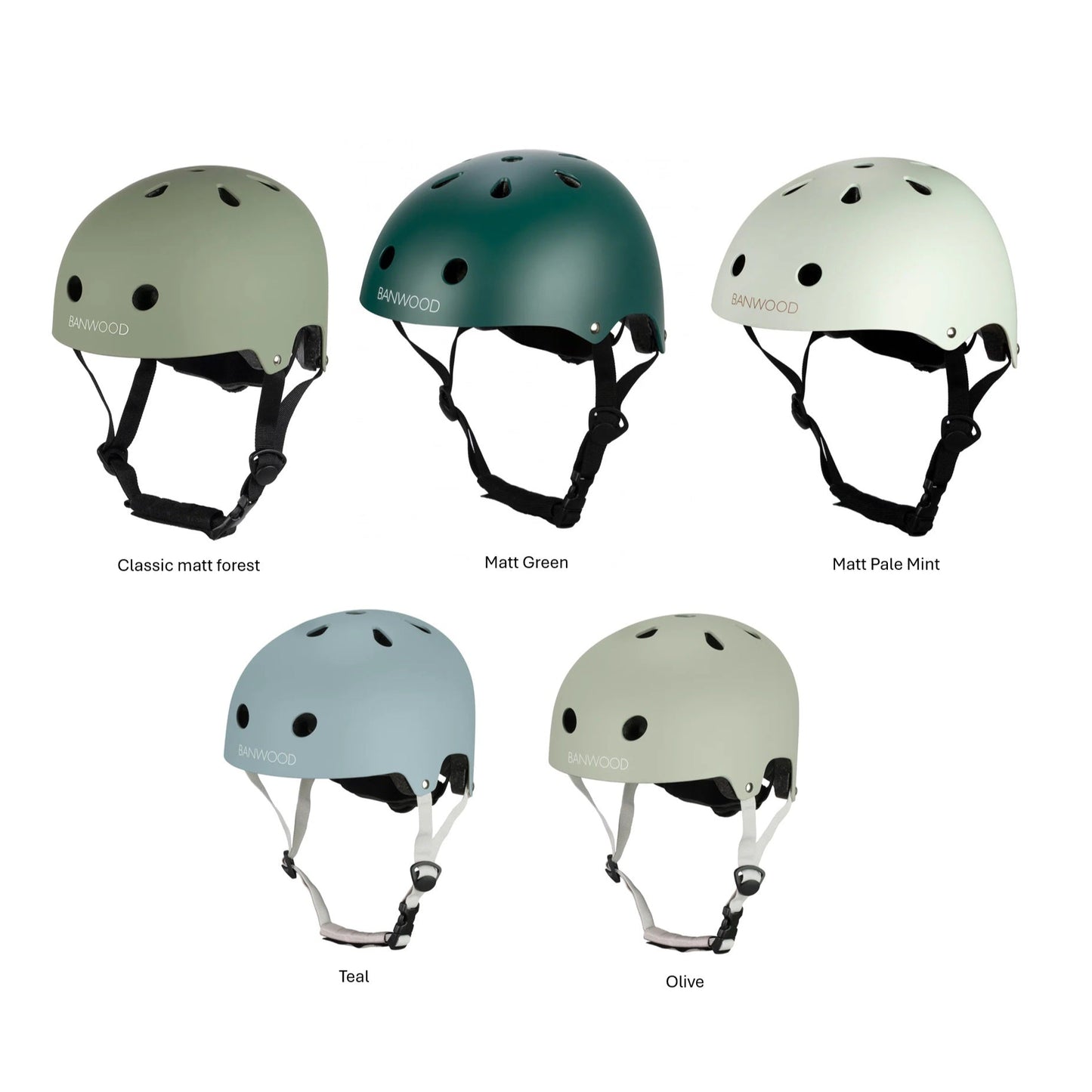 Banwood Green Helmets