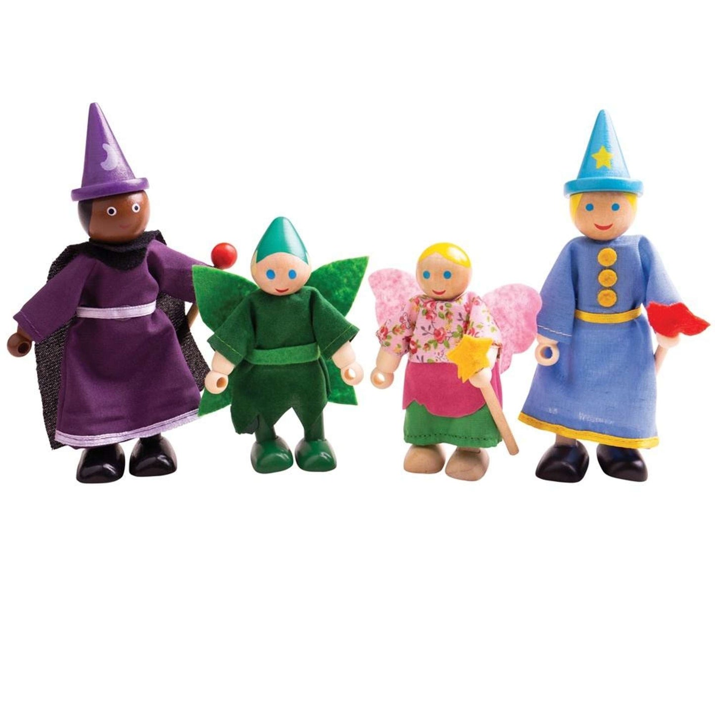 Bigjigs Wooden Fantasy Dolls