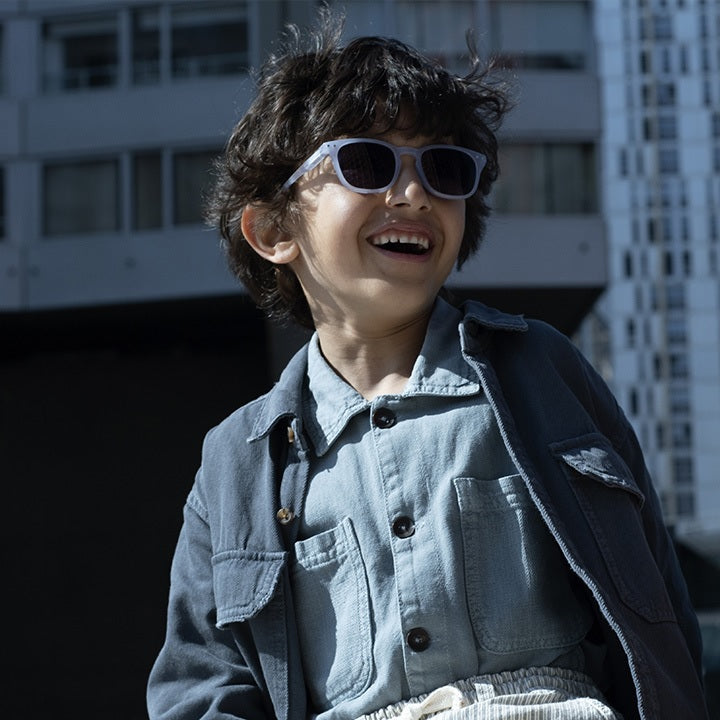 IZIPIZI #C Sun Junior Kids Sunglasses - Misty Blue (5-10 Yrs)