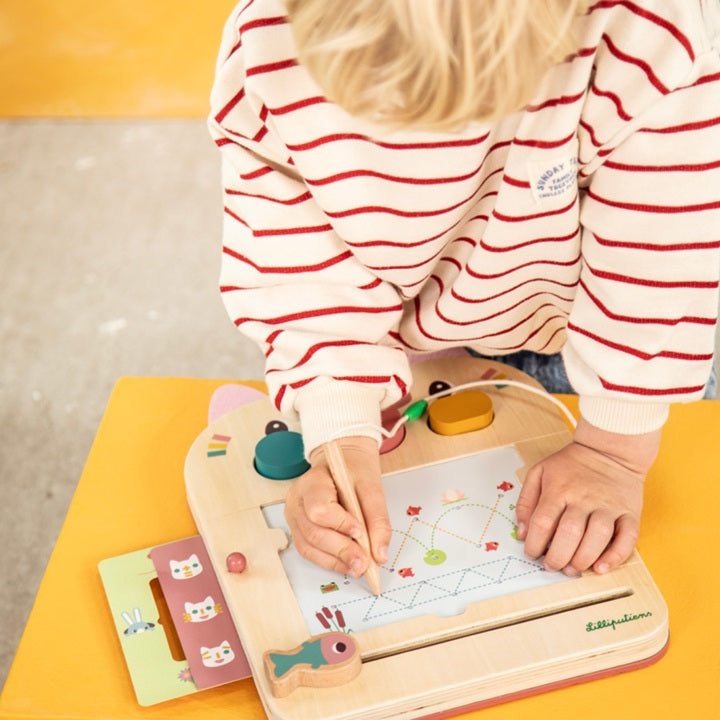 Lilliputiens Wooden Magical Slate - Jeanne the Cat