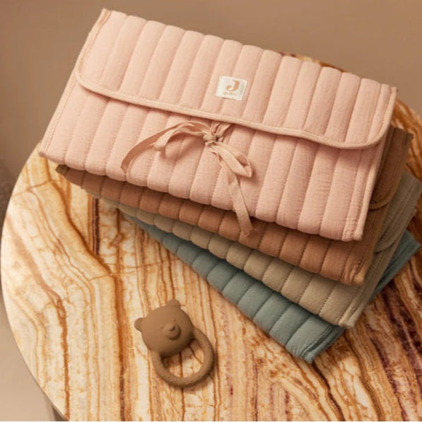 Jollein Travel Changing Pad - Muslin - Biscuit