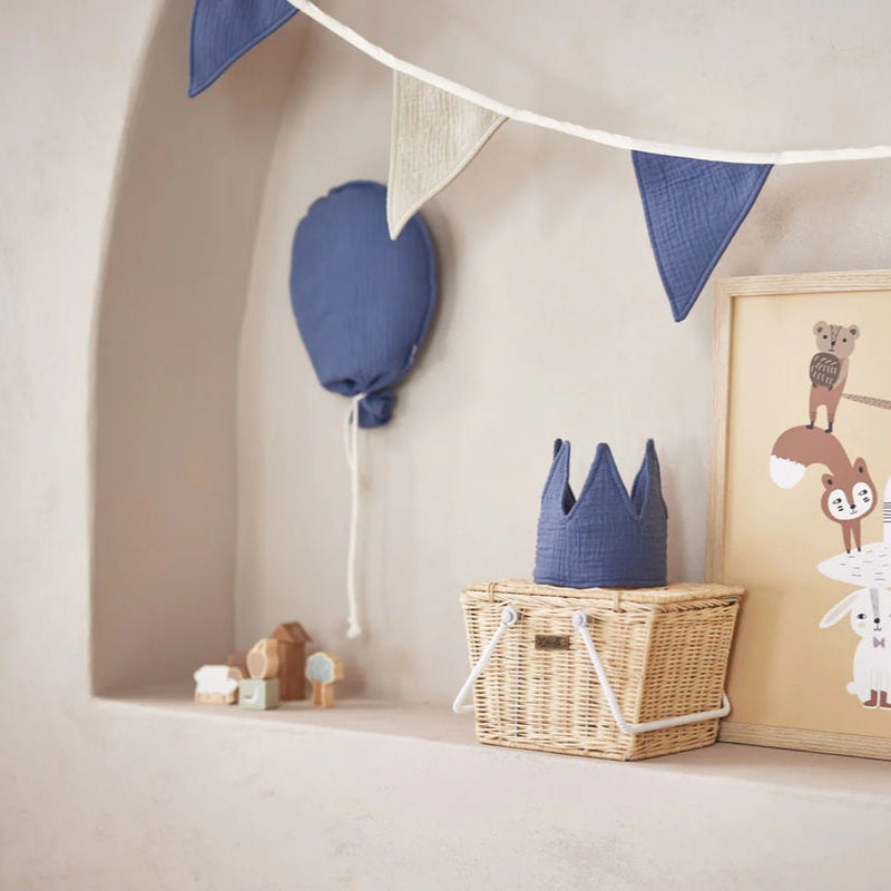 Jollein cotton Balloon Wall Decoration - Blue