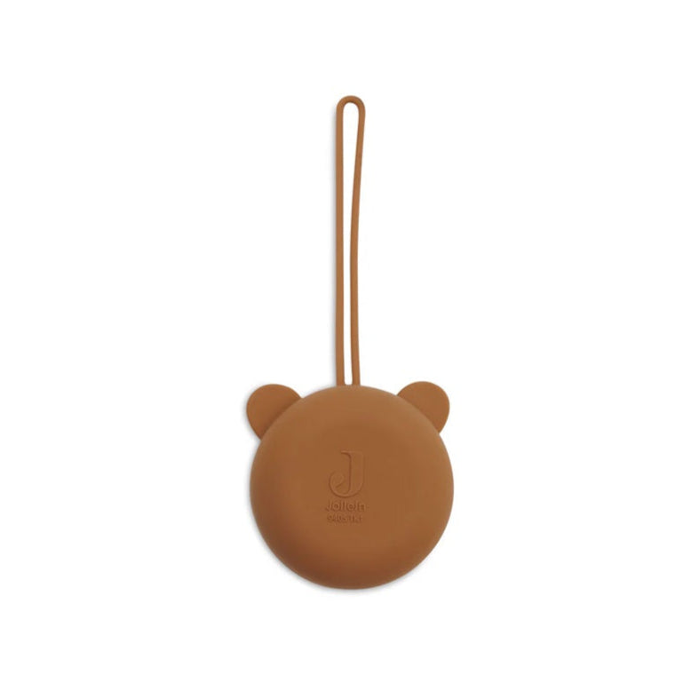 Jollein Silicone Pacifier Case - Caramel