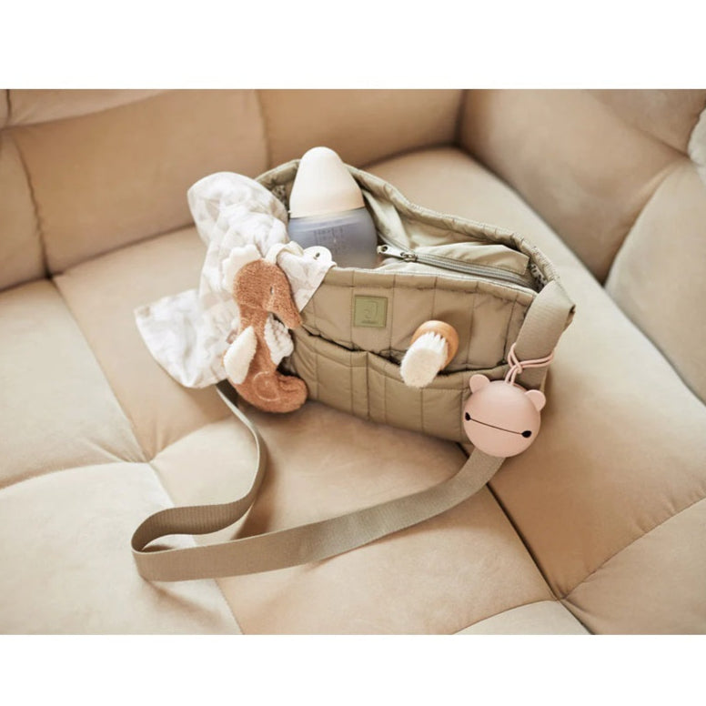Jollein Silicone Pacifier Case - Wild Rose