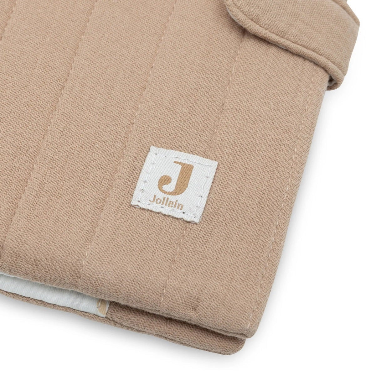 Jollein Muslin Baby Book Cover - Biscuit