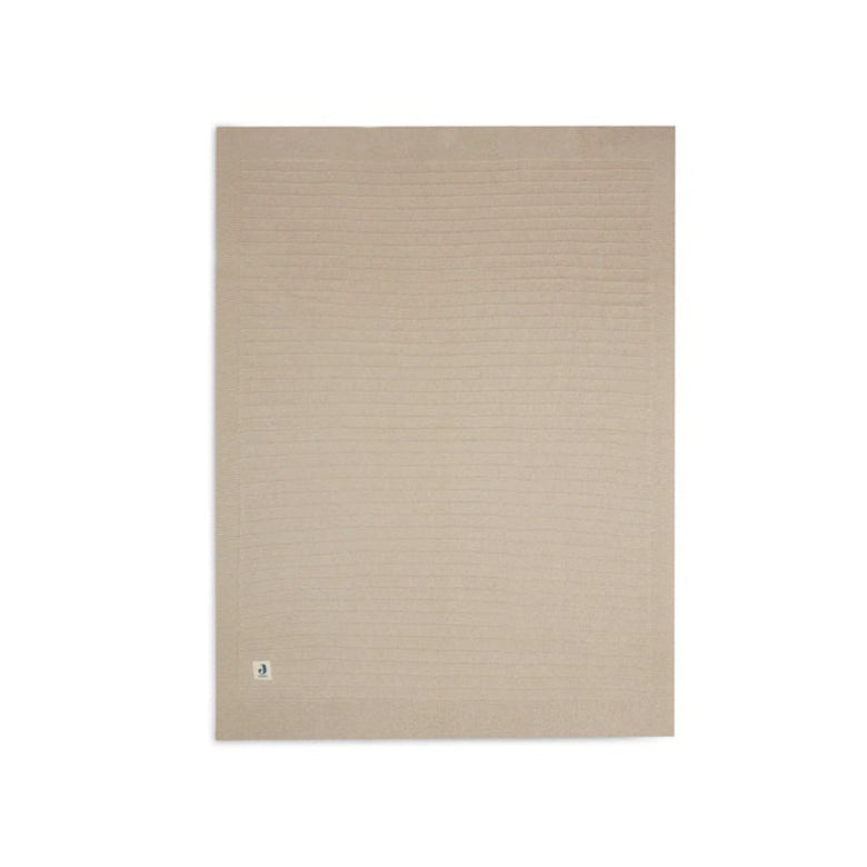 Jollein Organic Cot Blanket - Pure Knit - Nougat