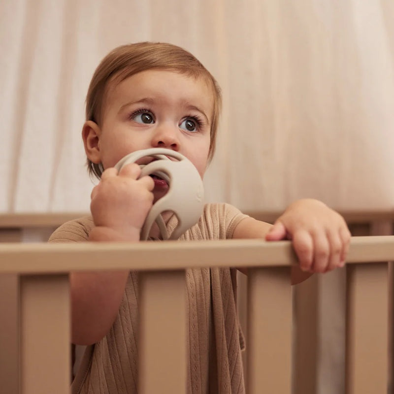 Jollein Silicone Teething Ball - Nougat
