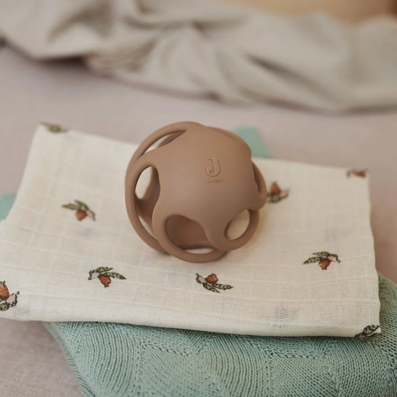 Jollein Silicone Teething Ball - Biscuit