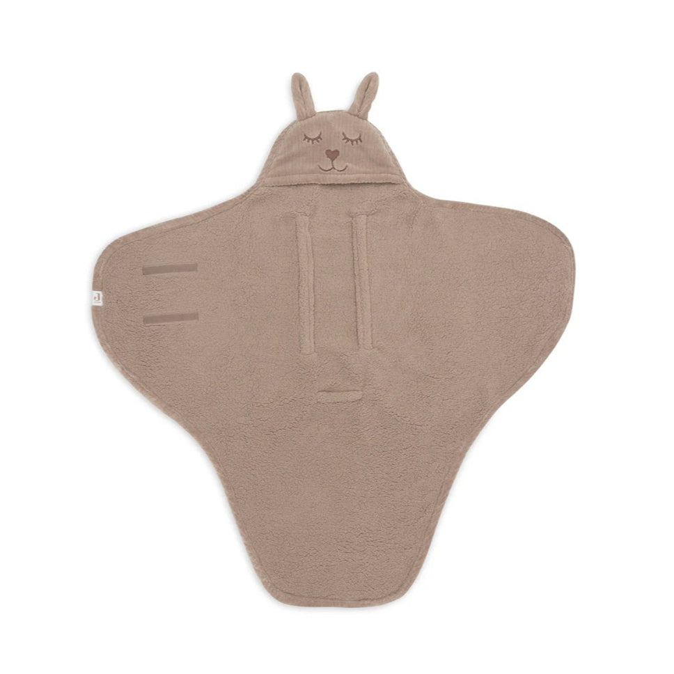 Jollein Rib Wrap Blanket - Cloudy/Bunny