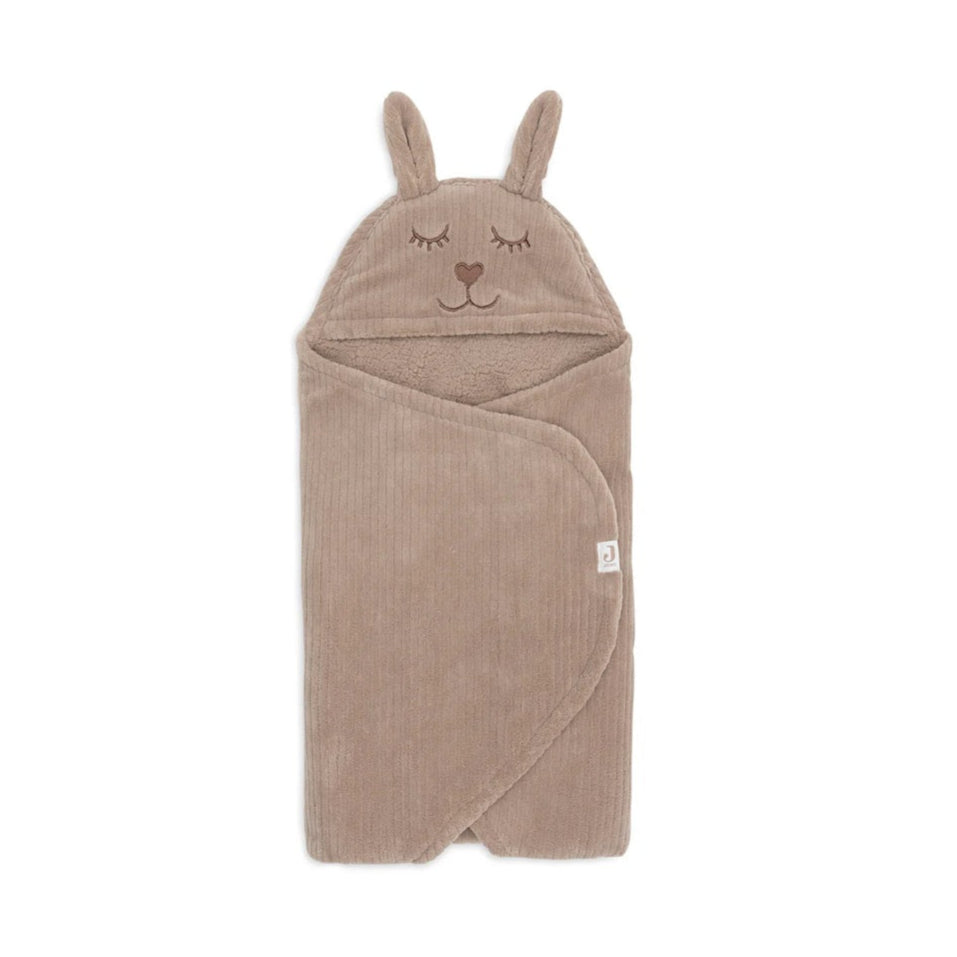 Jollein Rib Wrap Blanket - Cloudy/Bunny