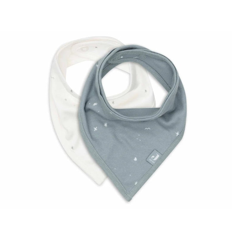 Jollein Baby Bandana Dribble Bib - 2 Pack - Twinkling Sea Green
