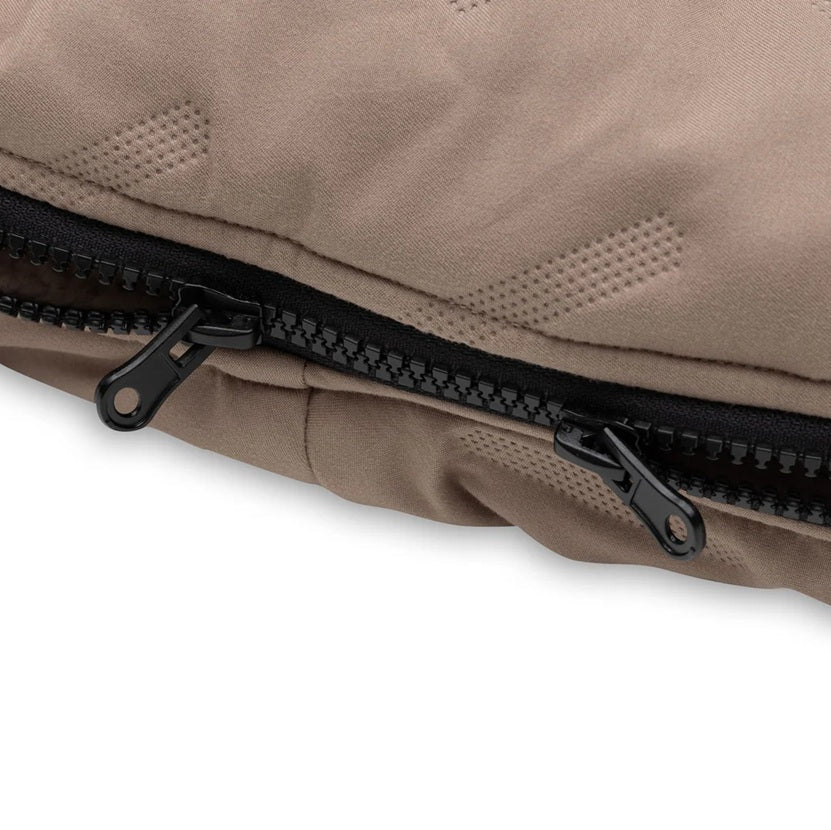 Jollein Stroller Footmuff - Embossed - Milky Coffee