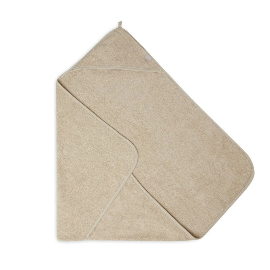 Jollein Organic Hooded Terry Baby Towel - Nougat
