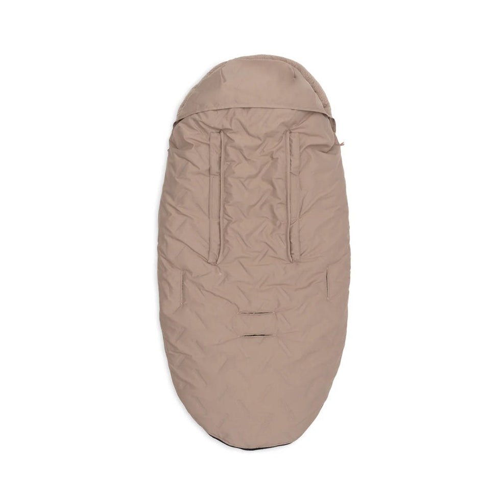 Jollein Stroller Footmuff - Embossed - Milky Coffee