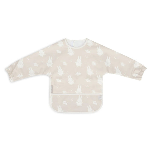 Jollein Long Sleeve Waterproof Bib - Miffy & Snuffy - Nougat