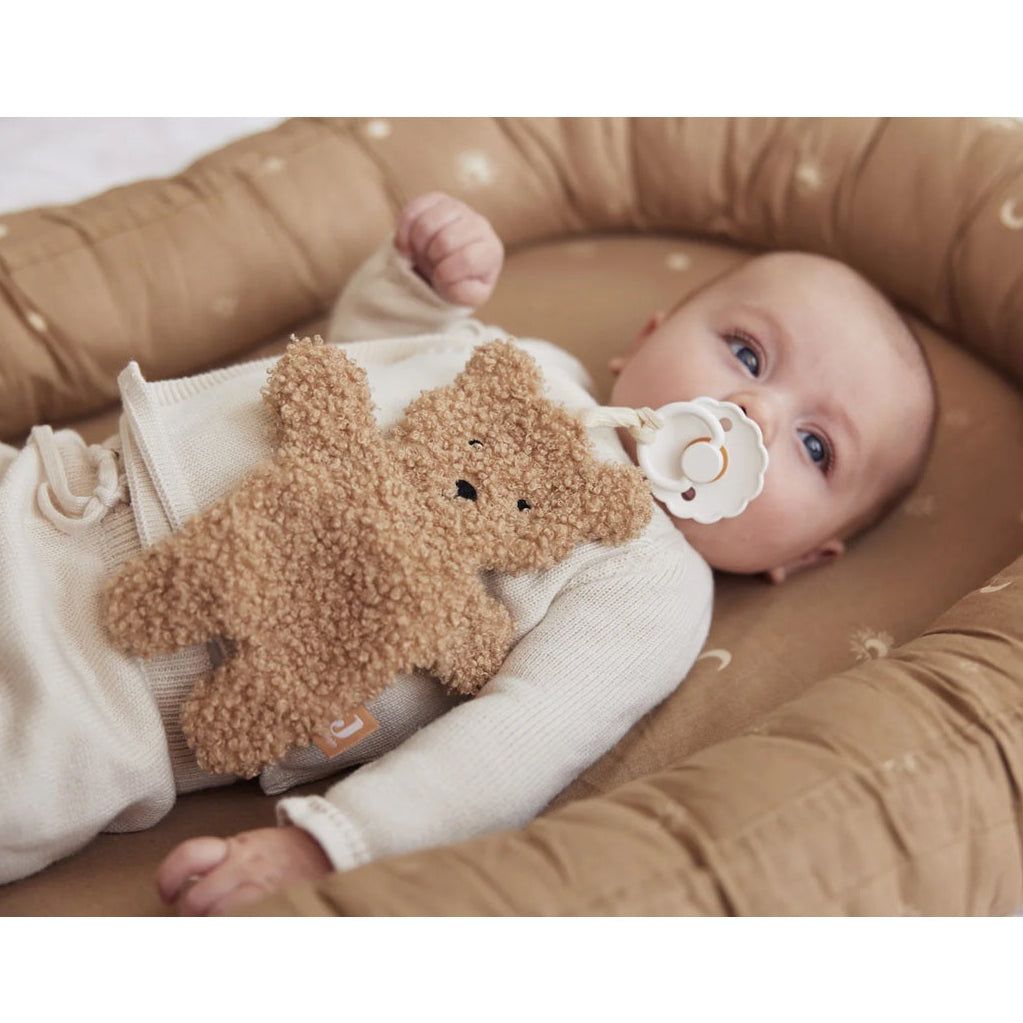 Jollein Pacifier Cloth - Teddy Bear - Biscuit