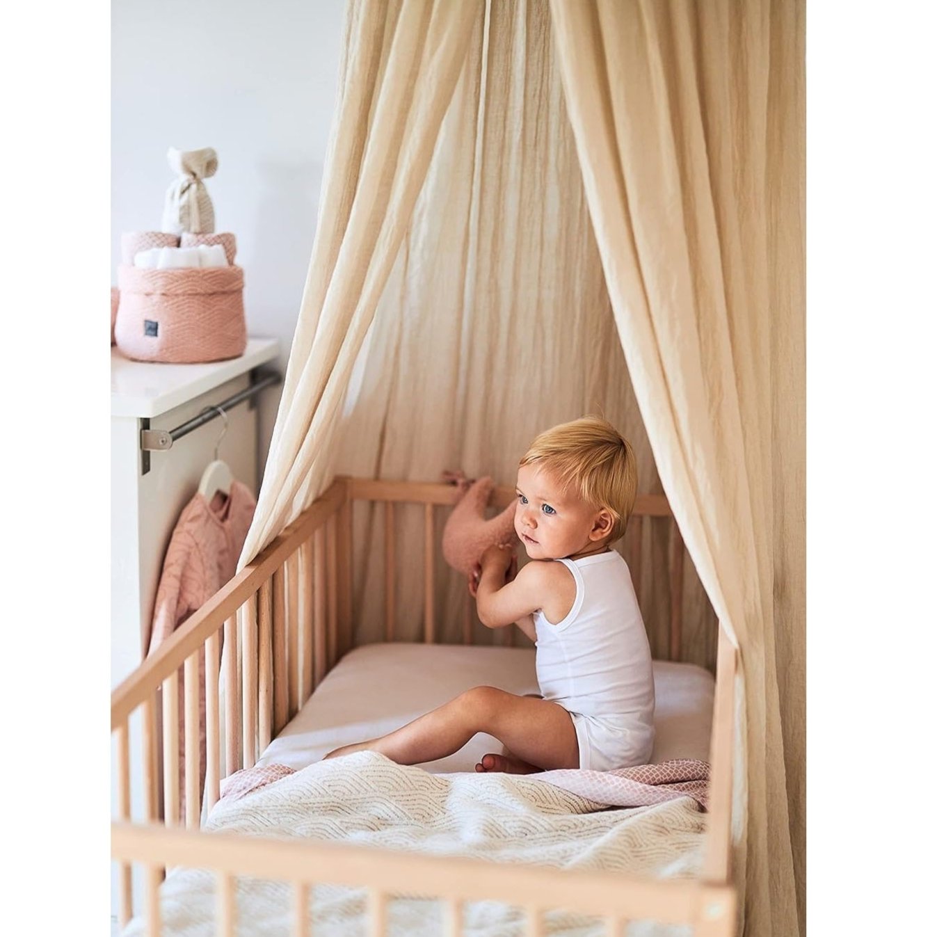 Jollein Vintage Bed Canopy - Nougat
