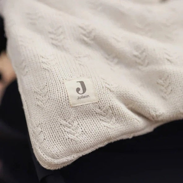 Jollein Footmuff - Grain Knit - Oatmeal (Group 0+)
