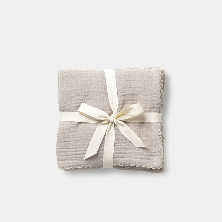 Dear April Mio 3-Pack Organic Muslin Cloths - Little Mouse