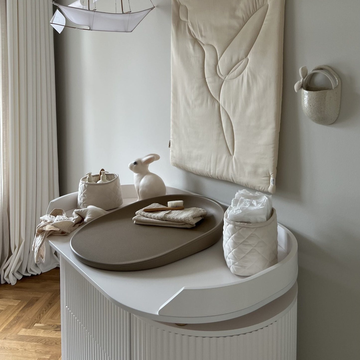 Kas Kopenhagen Kai Dresser & Changing Unit - Cream Oak