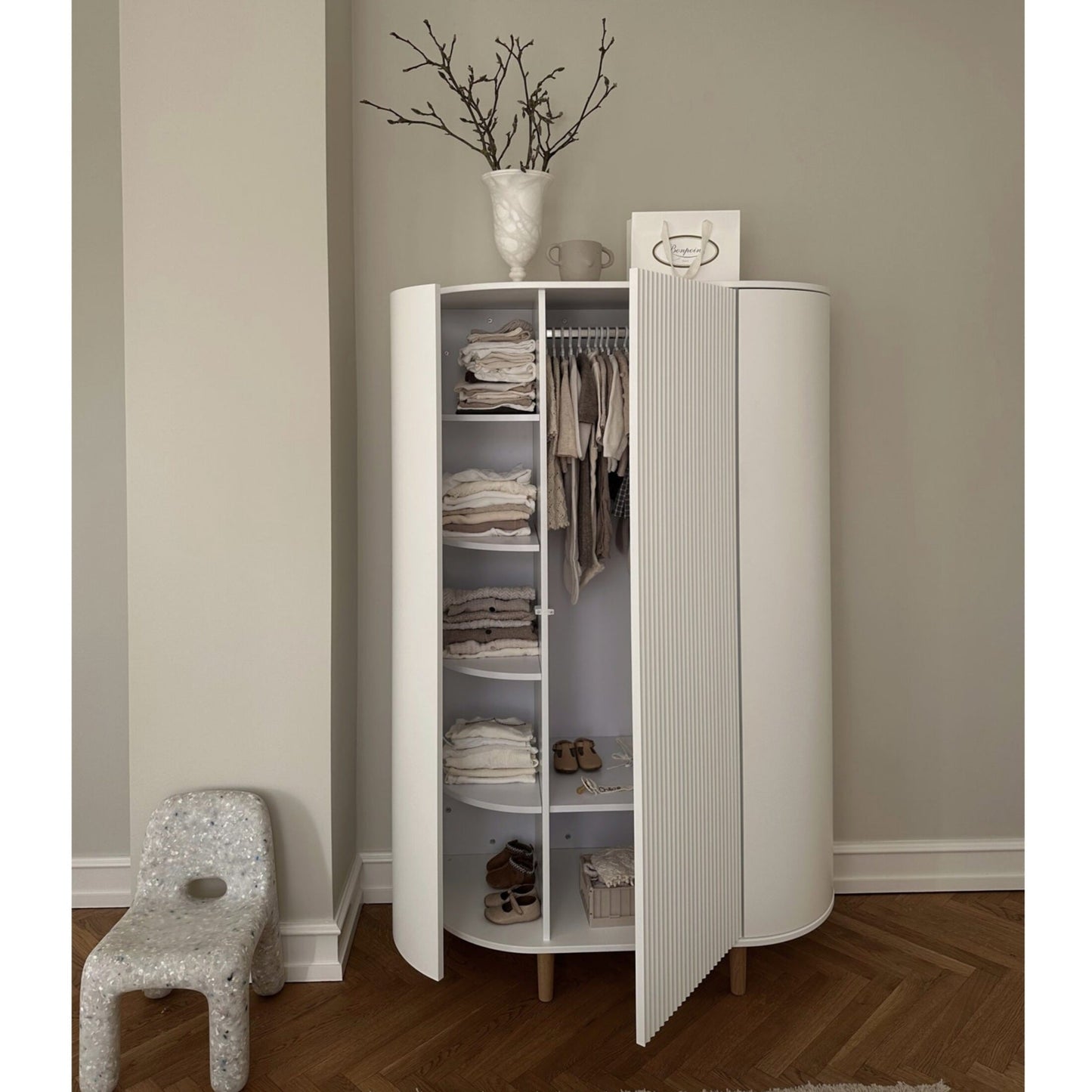 Kas Kopenhagen Kai Wardrobe - White Oak