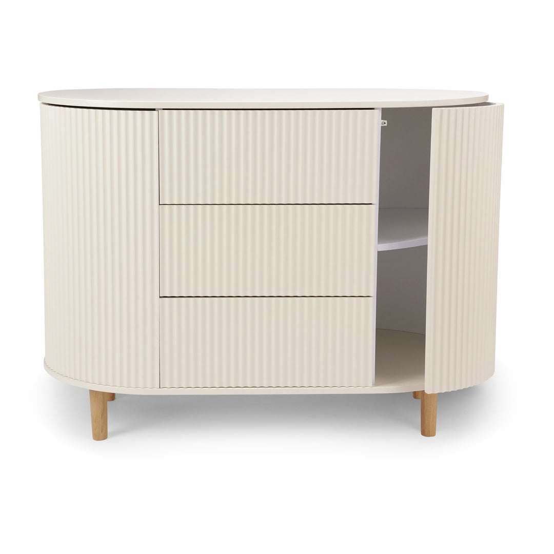 Kas Kopenhagen Kai Dresser & Changing Unit - Cream Oak