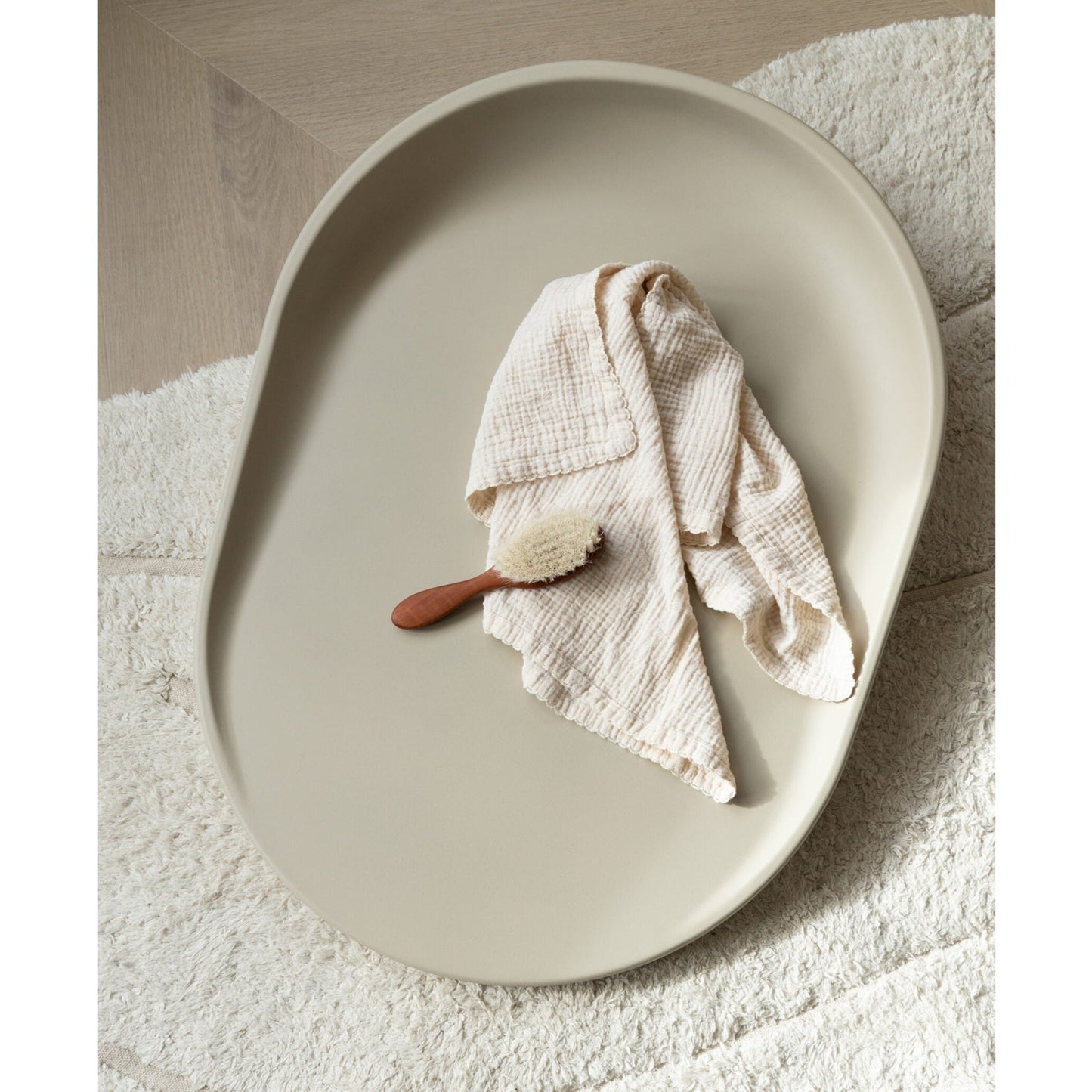 Kas Kopenhagen Kai Baby Changing Mat - Dusty Olive