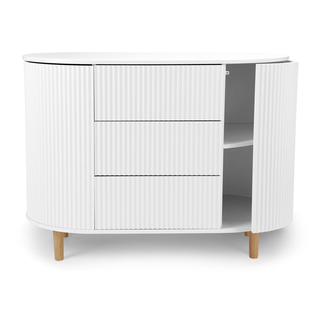 Kas Kopenhagen Kai Dresser & Changing Unit - White Oak