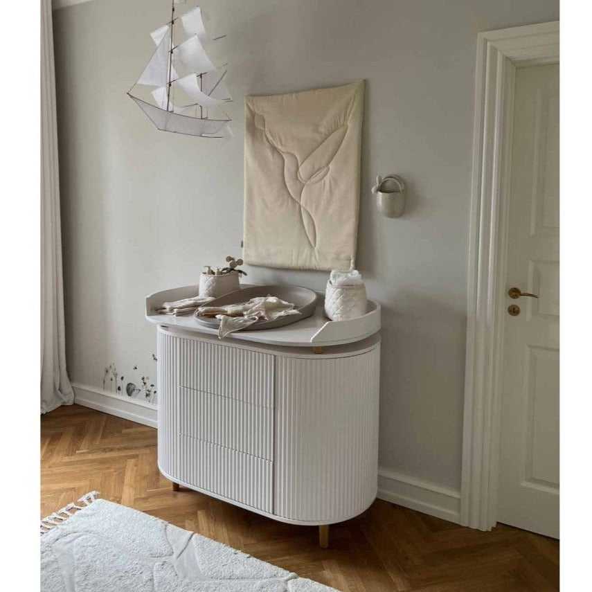 Kas Kopenhagen Kai Dresser & Changing Unit - White Oak