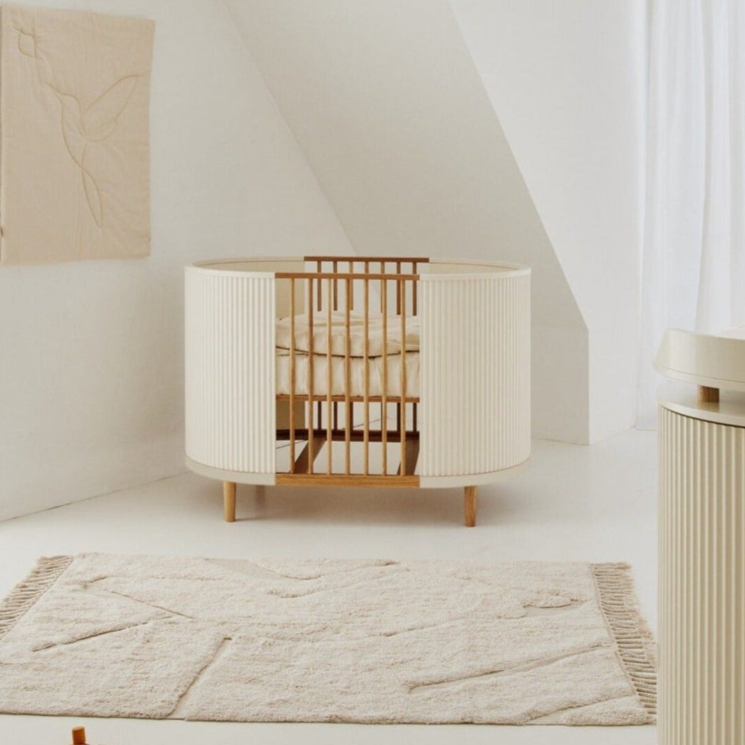 Kas Kopenhagen Kai Baby Cot - Cream Oak