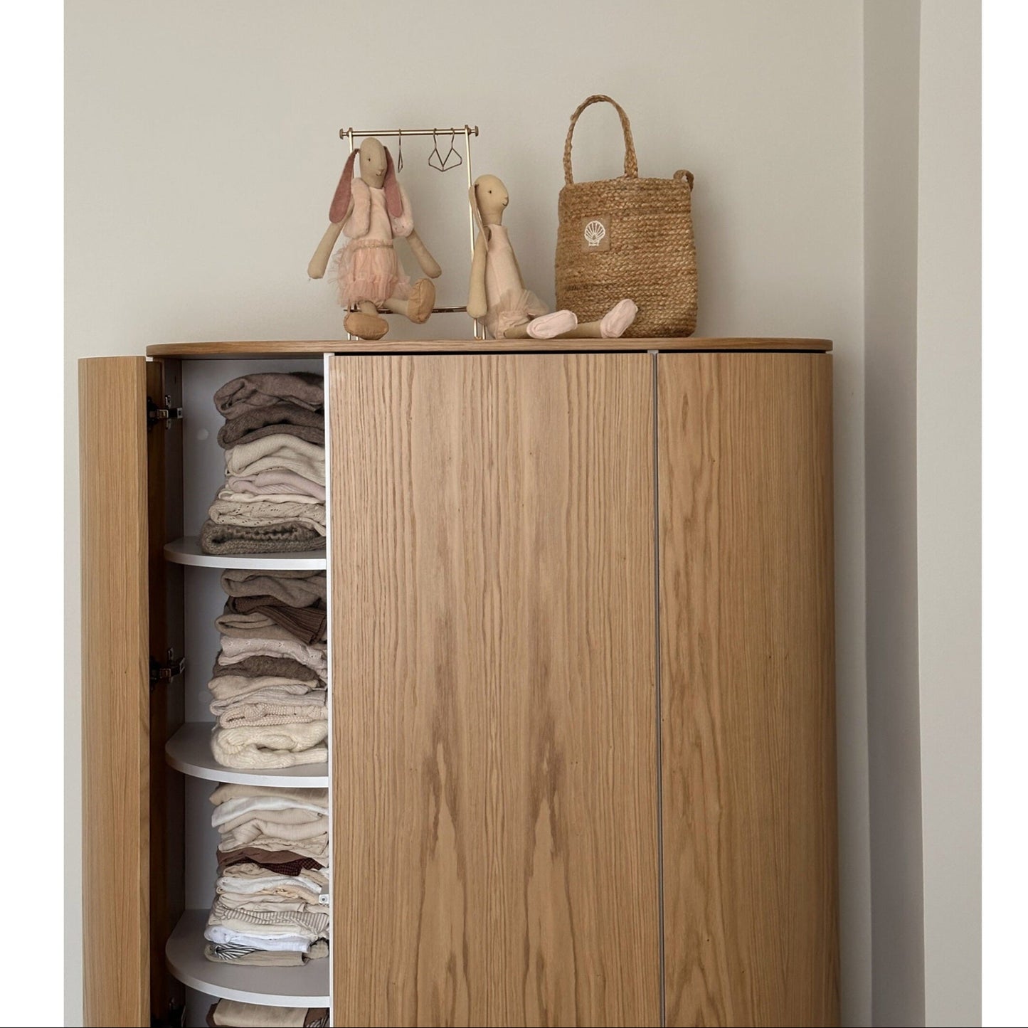 Kas Kopenhagen Kai Wardrobe - Natural Oak