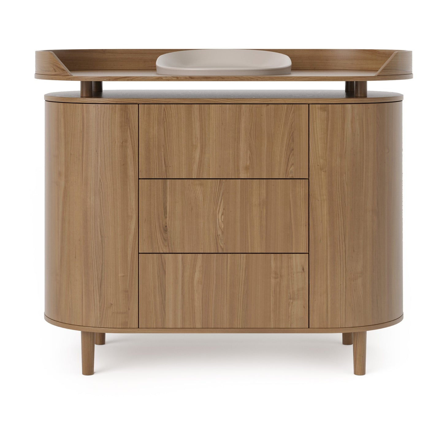 Kas Kopenhagen Kai Dresser & Changing Unit - Natural Oak