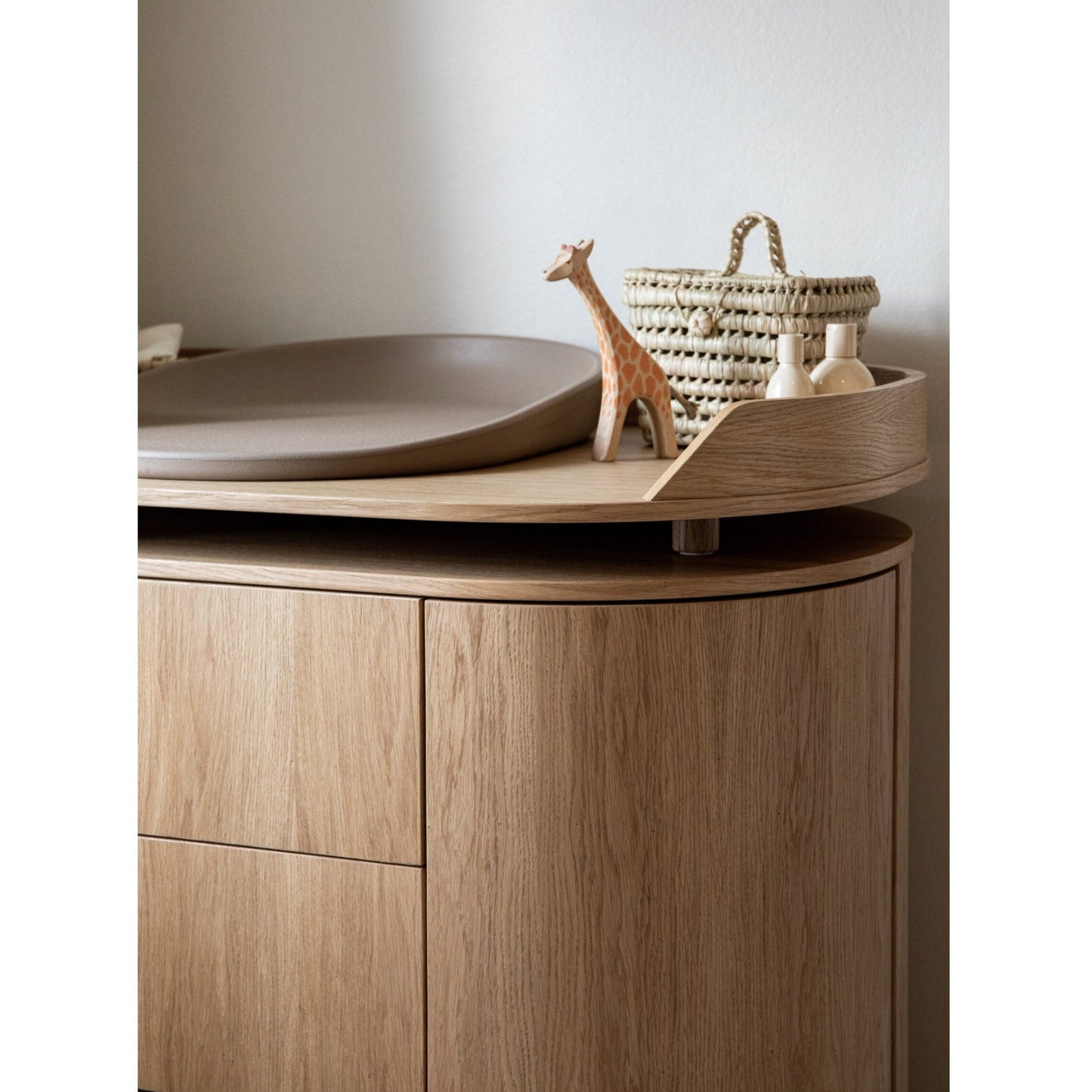 Kas Kopenhagen Kai Dresser & Changing Unit - Natural Oak
