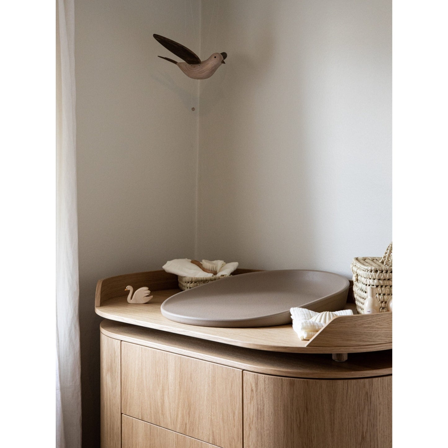 Kas Kopenhagen Kai Dresser & Changing Unit - Natural Oak