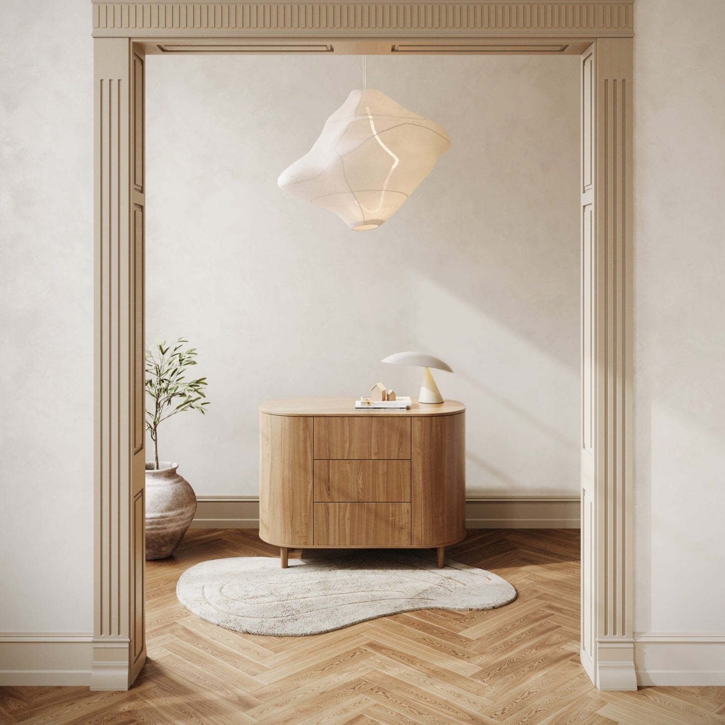 Kas Kopenhagen Kai Dresser & Changing Unit - Natural Oak