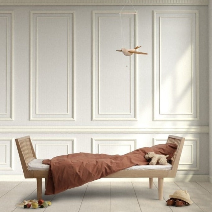 Kas Kopenhagen Koko Flying Bird Mobile - Oiled Oak Wings