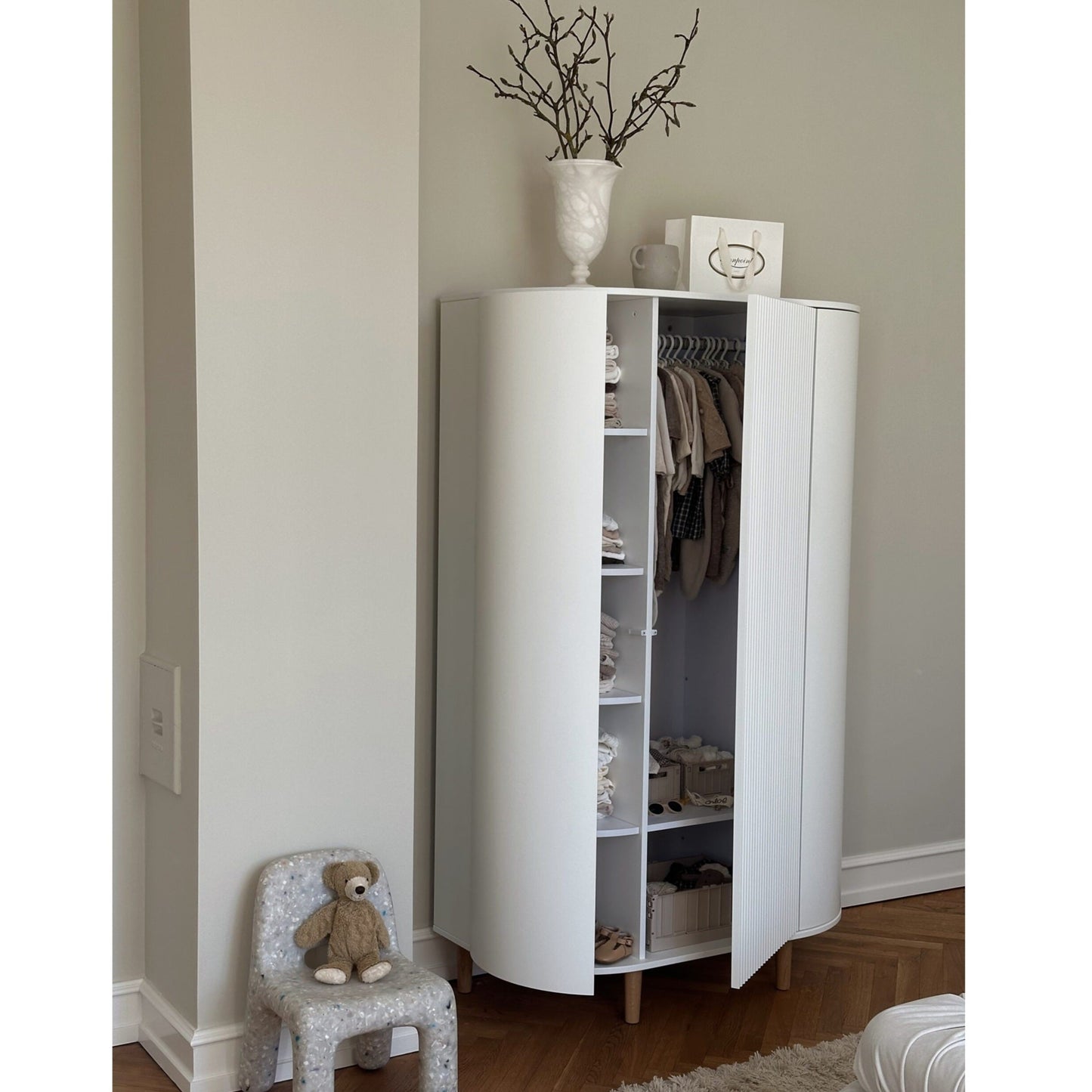 Kas Kopenhagen Kai Wardrobe - White Oak
