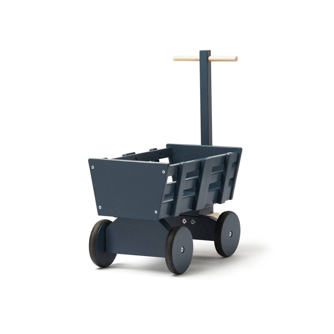 Kid's Concept Wooden Doll Wagon - Blue
