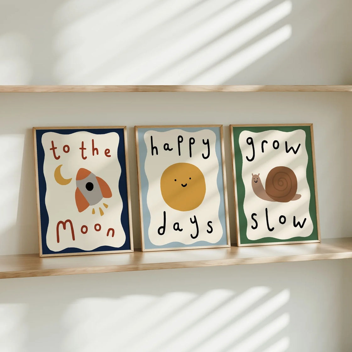 Happy Days A4 Art Print By Kitty Makes