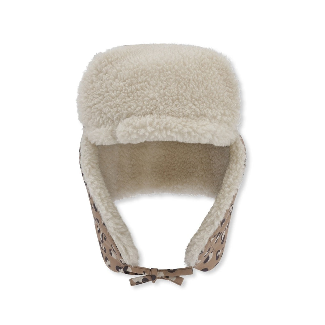 Konges Slojd Nohr Snow Hat - Leopard Brown