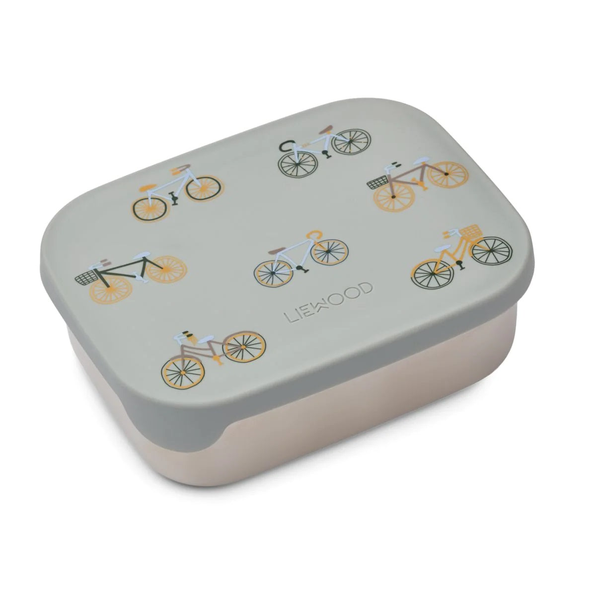 Liewood Arthur Lunchbox - Bicycle/Cloud Blue