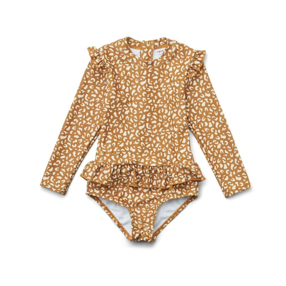 Liewood Sille Swim Jumpsuit - Mini Leo Golden Caramel