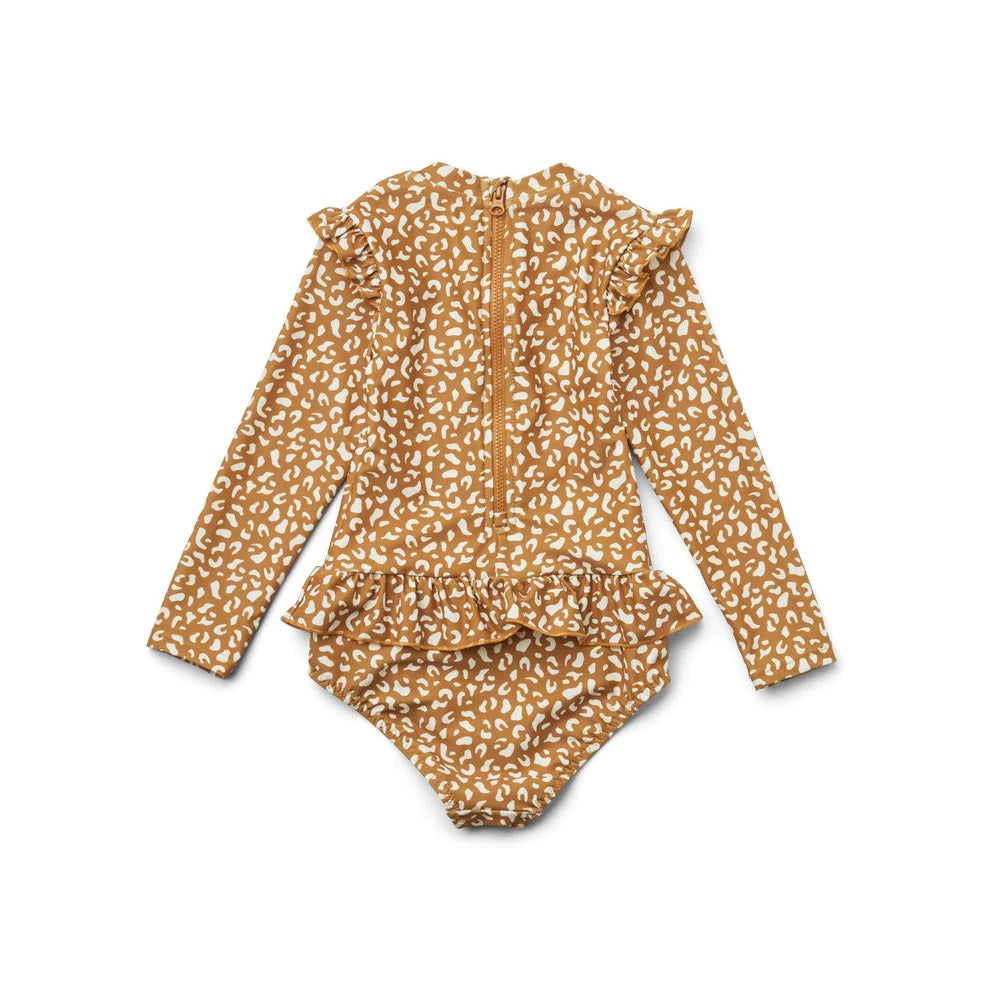 Liewood Sille Swim Jumpsuit - Mini Leo Golden Caramel