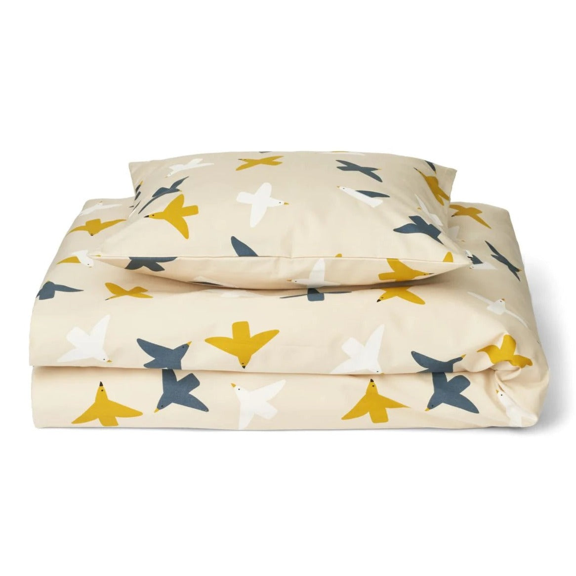 Liewood Carl Children's Bedding Set (140 x 200cm) - Birds/Sea Shell